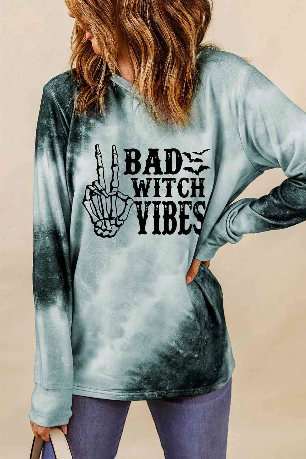 Long Sleeve BAD WITCH VIBES Sweater