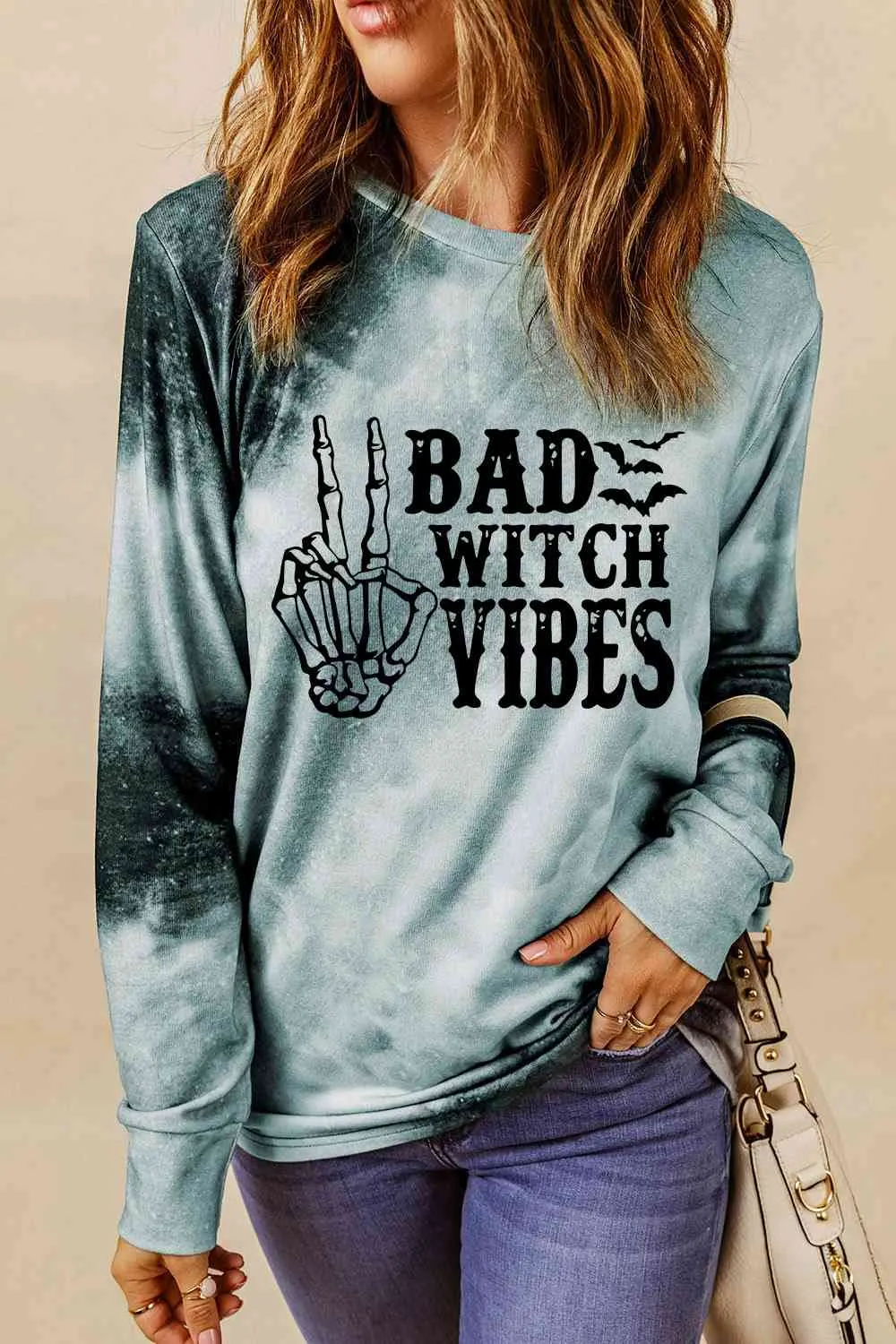 Long Sleeve BAD WITCH VIBES Sweater
