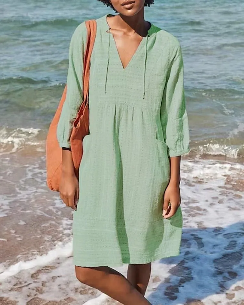 Loose Shirt Dress