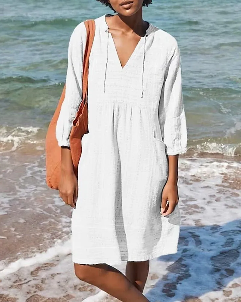 Loose Shirt Dress