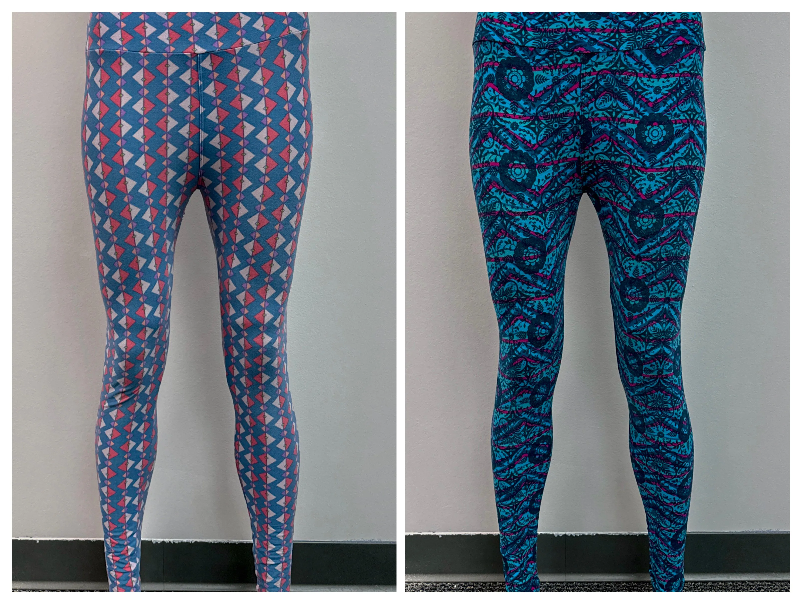 Luloroe  Leggings OS One Size Multicolor, Lot of 2