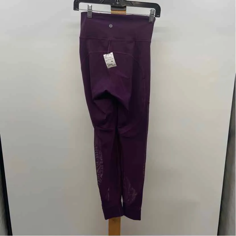 Lululemon Women's Size 6 Purple Solid Leggings