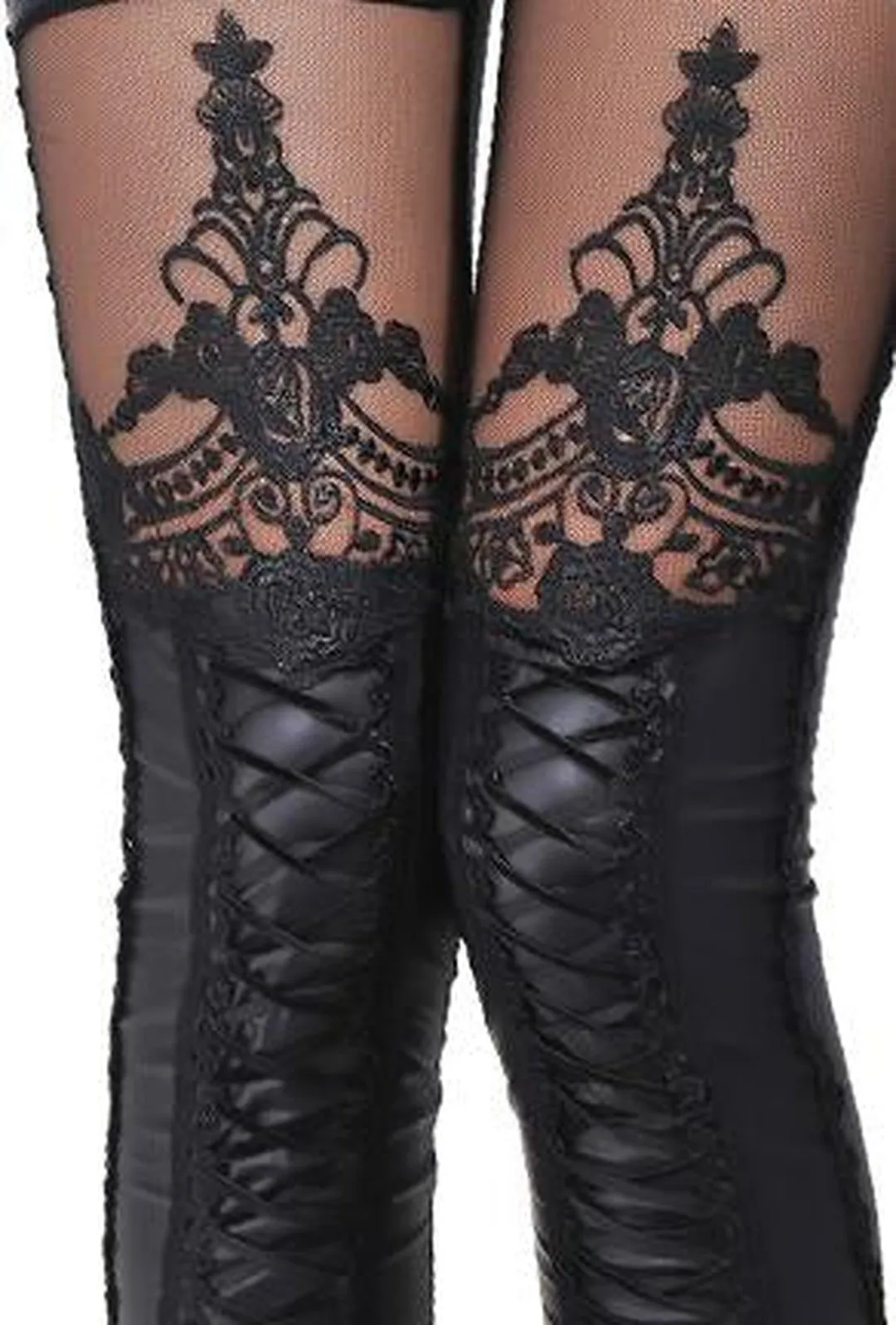 MADONNA - TAT LACE LEGGINGS