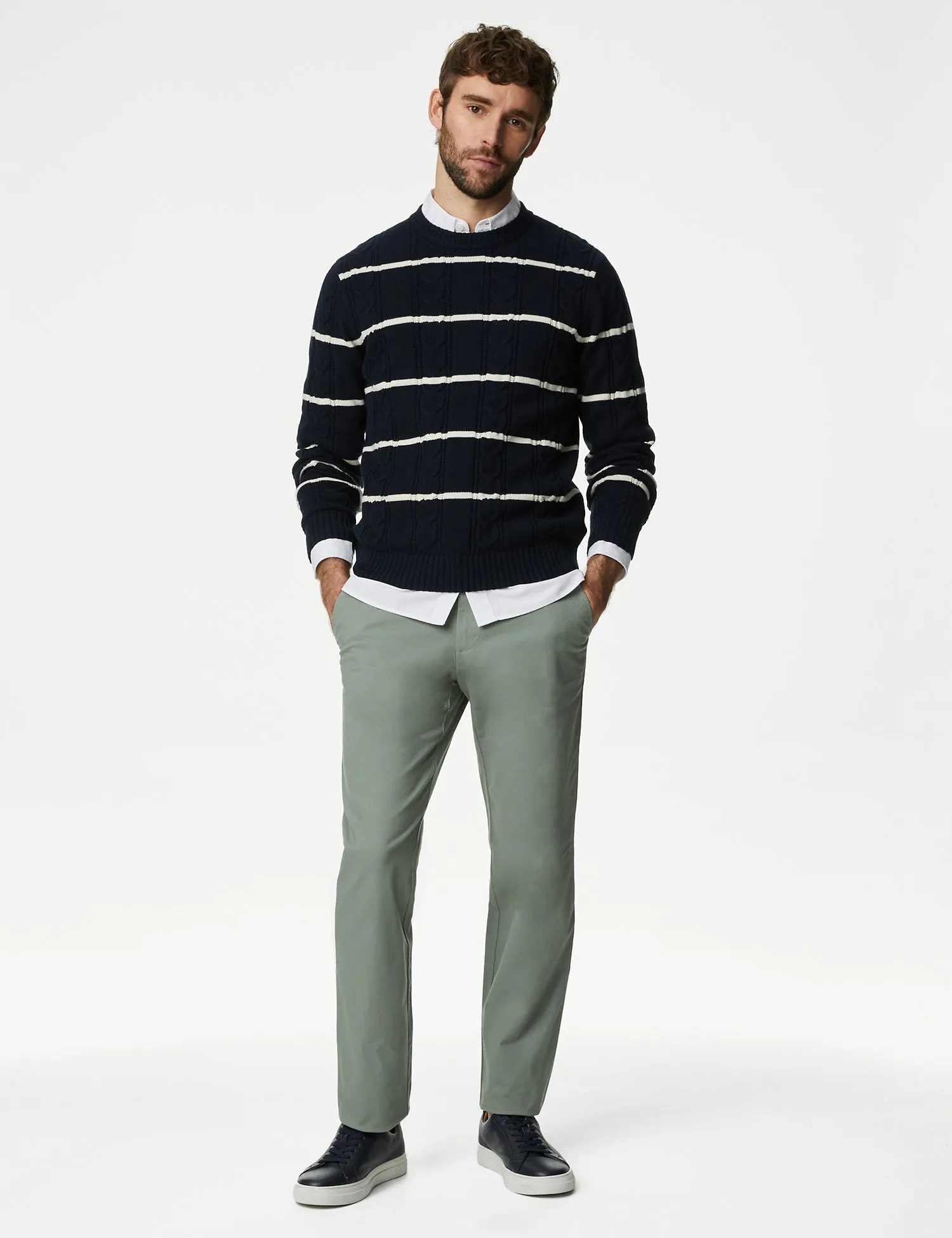 M&S Mens Cotton Chinos T17/6612