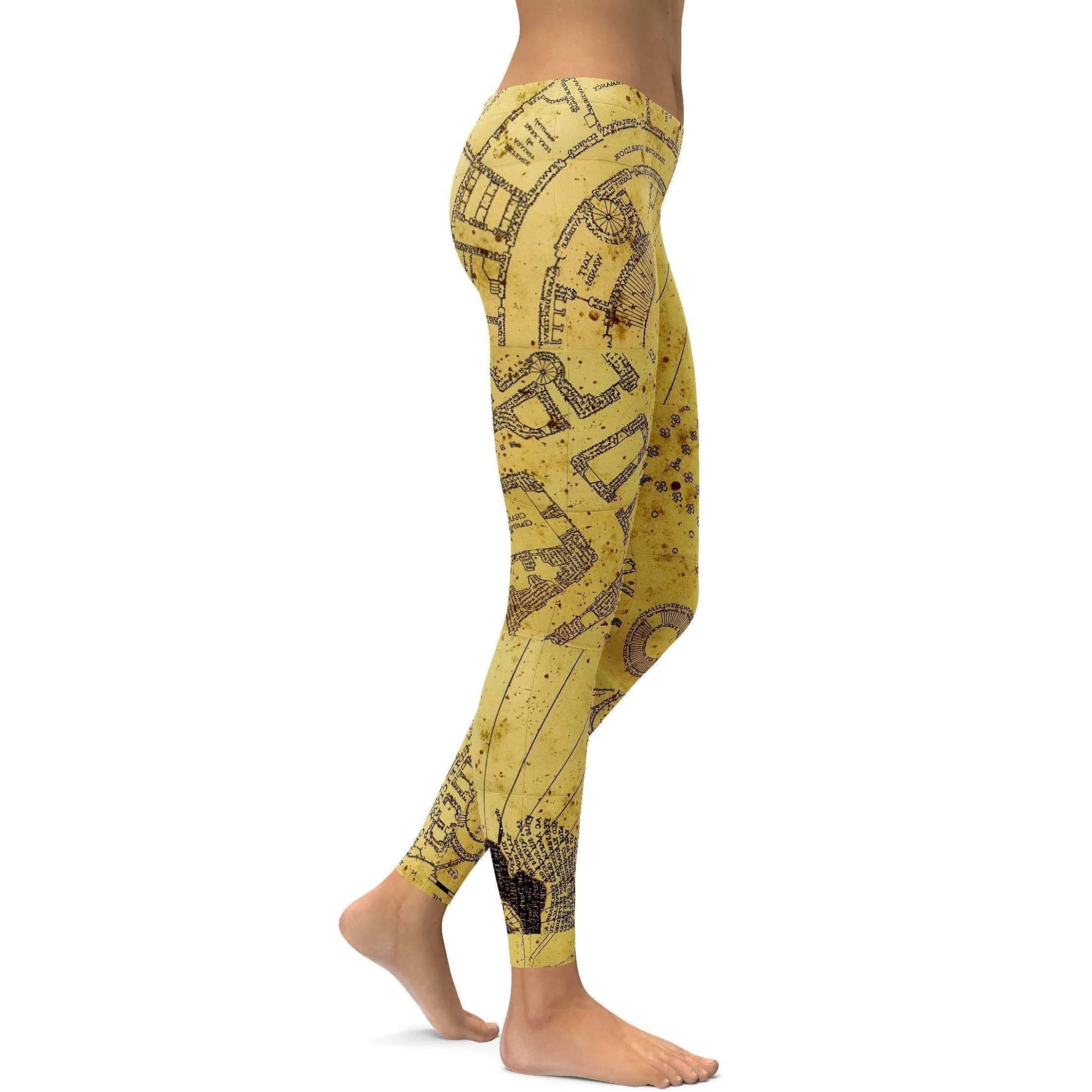 Marauders map Leggings