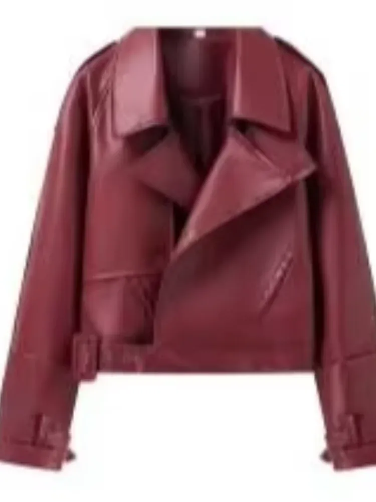 MatteCrimson Lace Coat