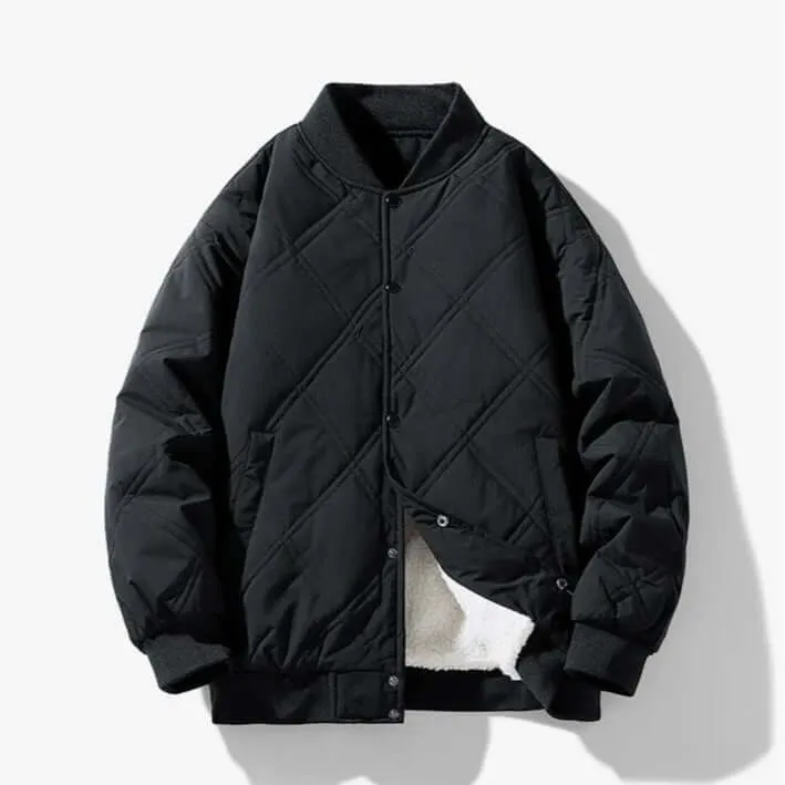 Men's Quilted Bomber Jacket
