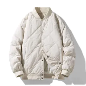 Men's Quilted Bomber Jacket
