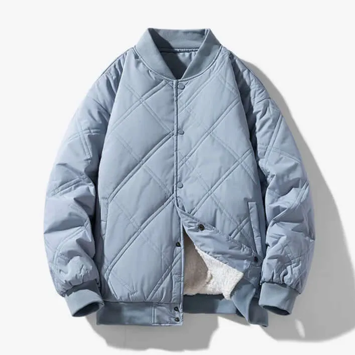 Men's Quilted Bomber Jacket