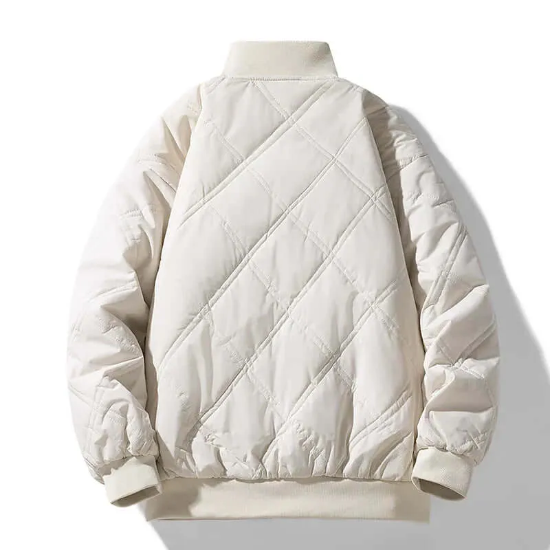 Men's Quilted Bomber Jacket