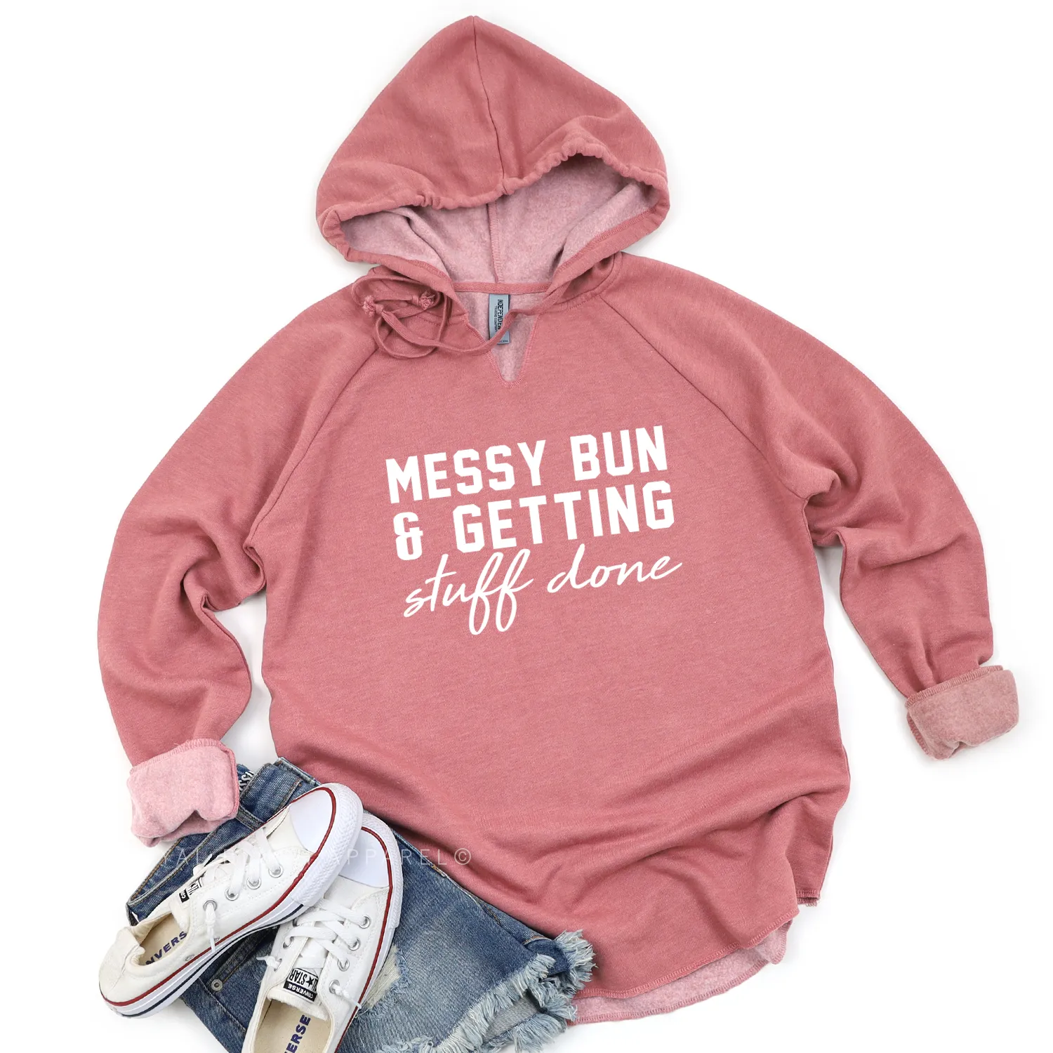 Messy Bun & Getting Stuff Done Independent Hoodie