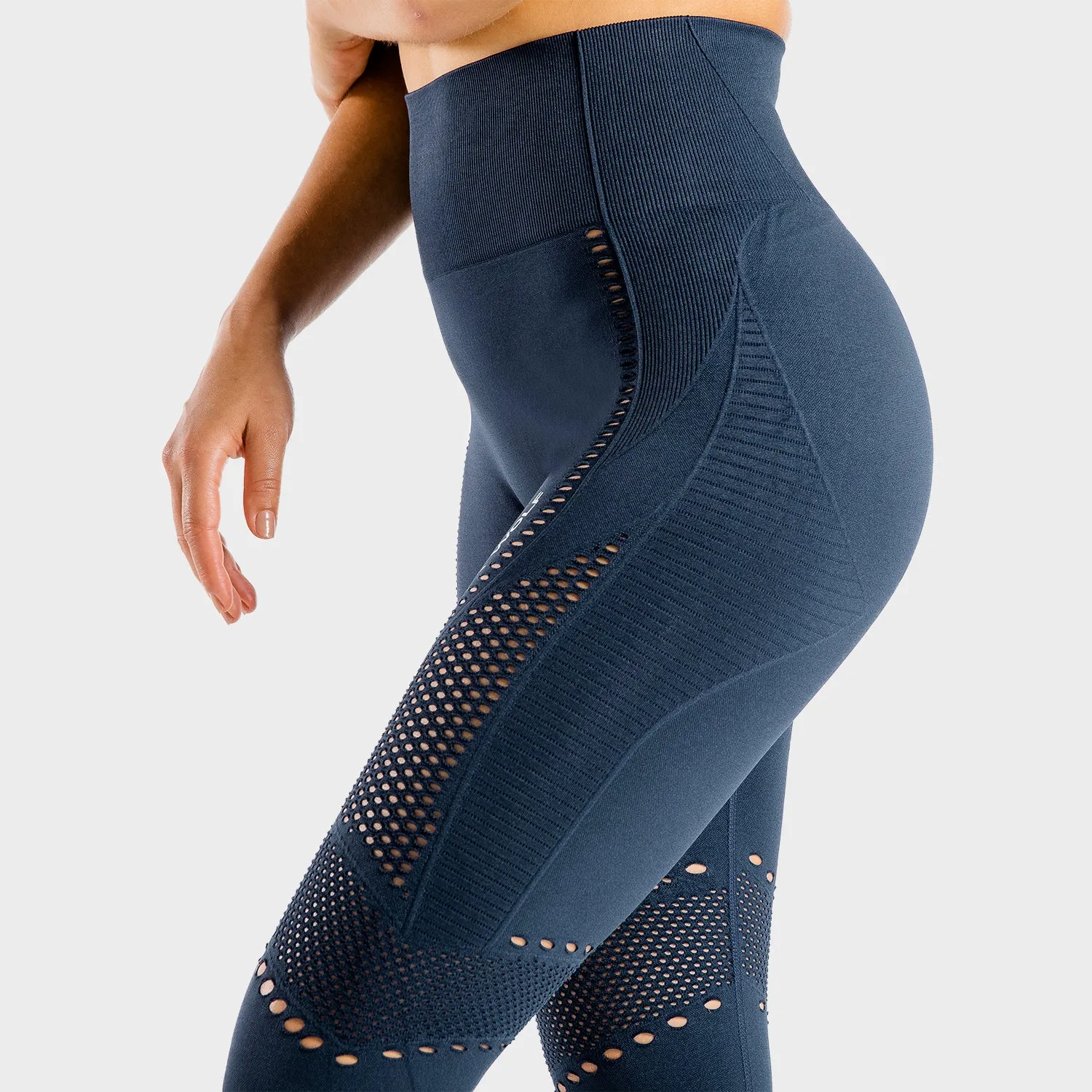 Meta Seamless Leggings - Navy
