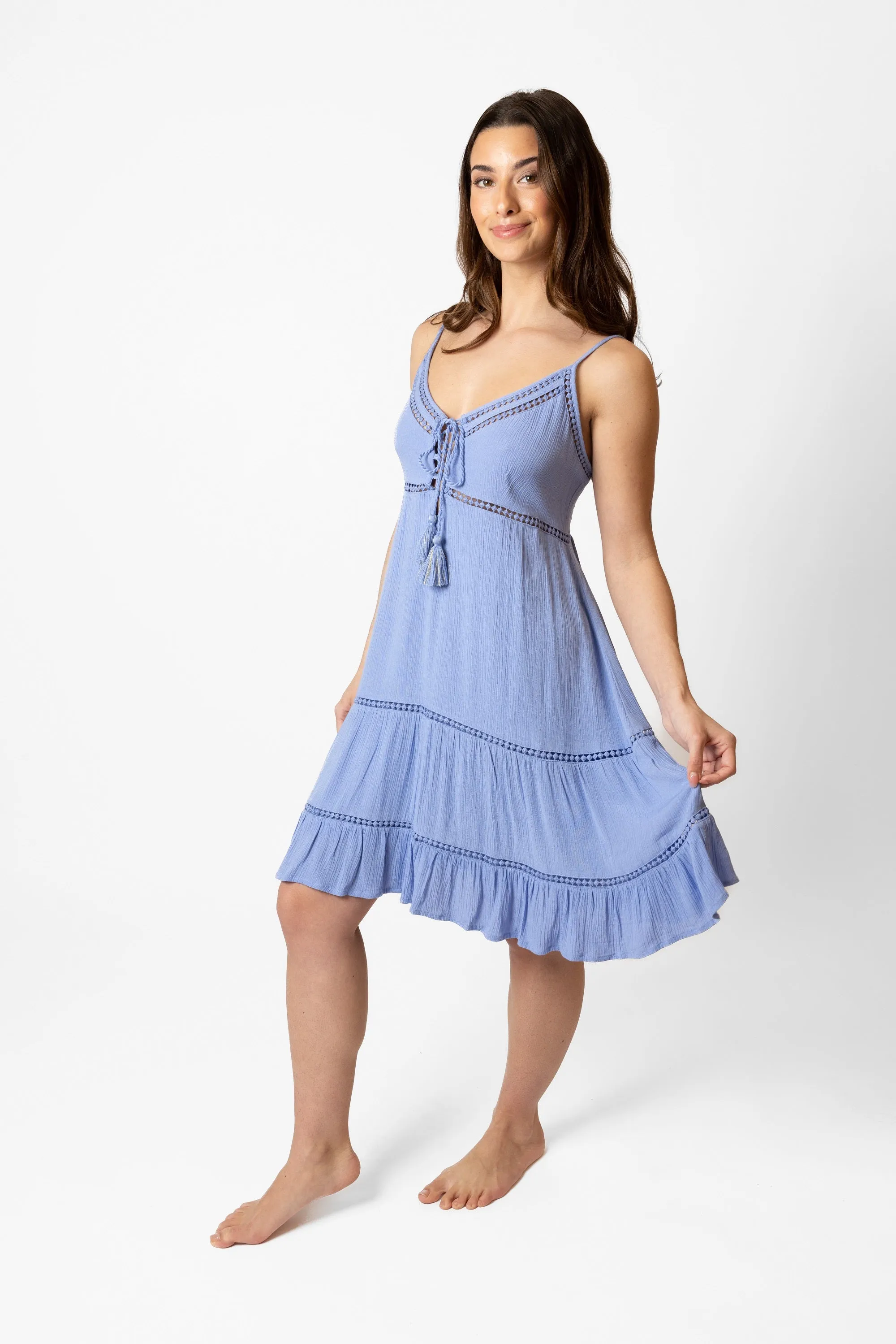 Miami Luxe Strappy Mini Dress