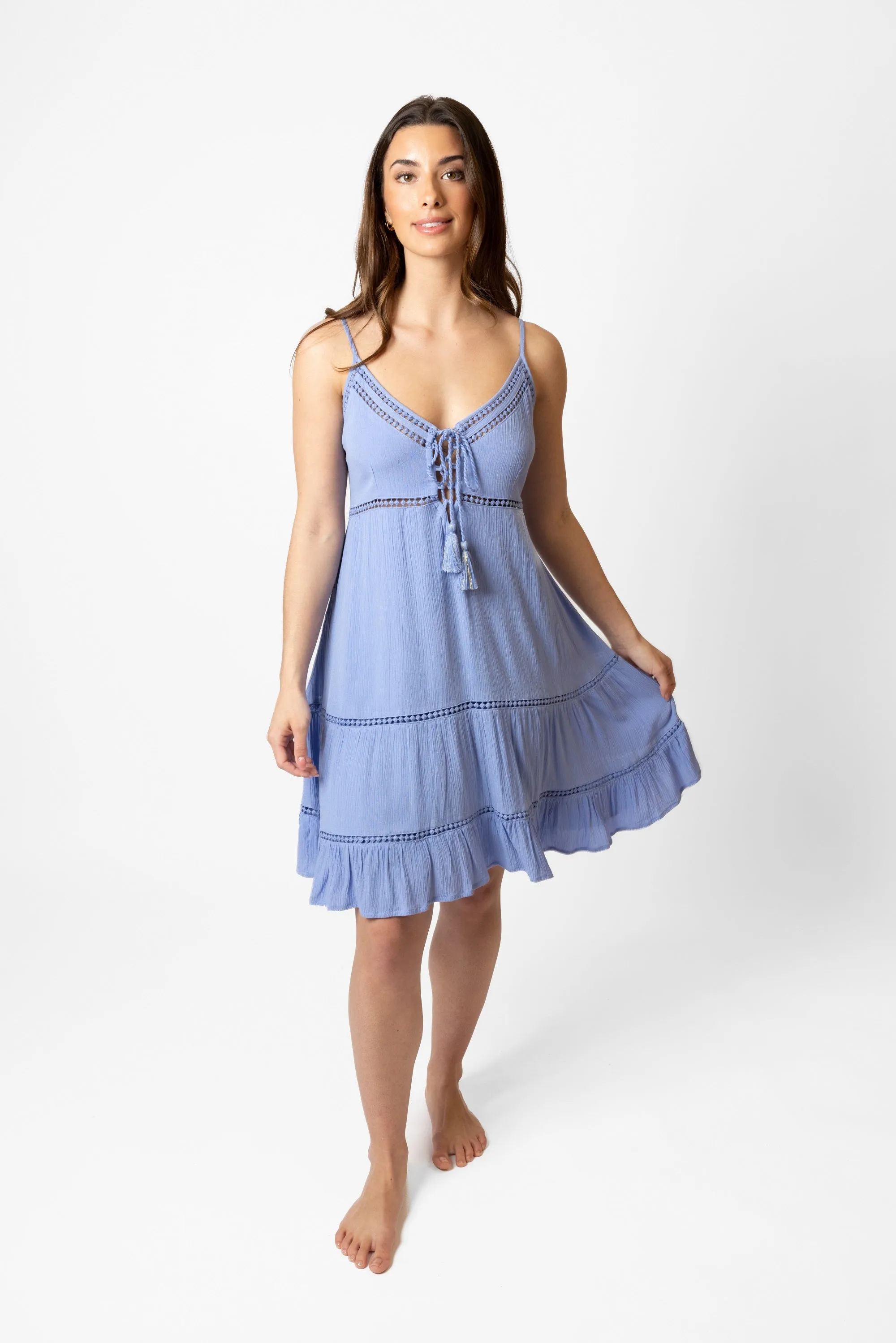 Miami Luxe Strappy Mini Dress