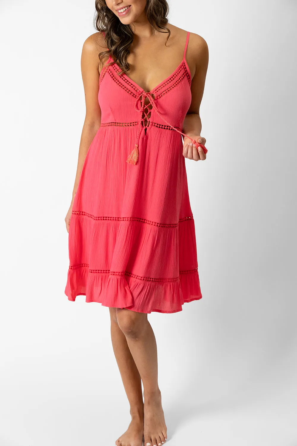 Miami Luxe Strappy Mini Dress