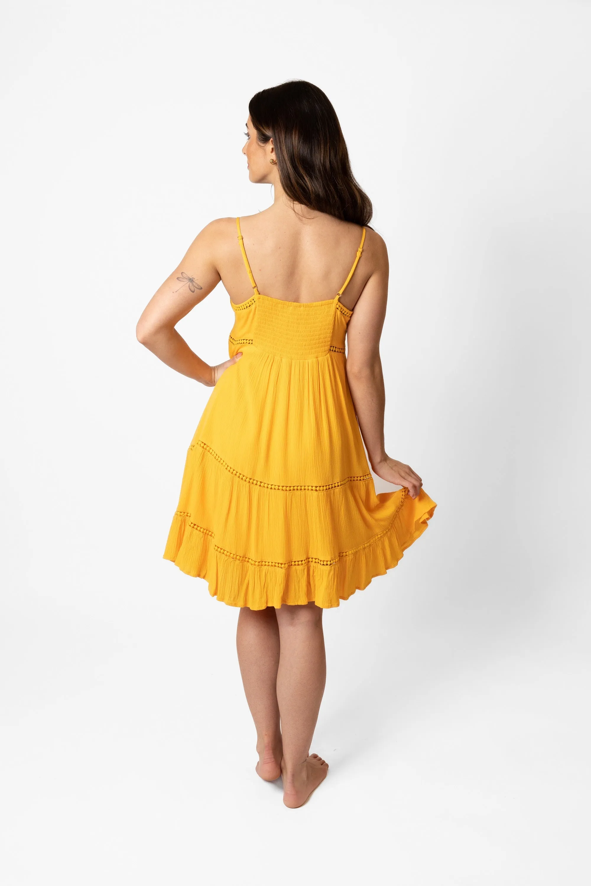 Miami Luxe Strappy Mini Dress