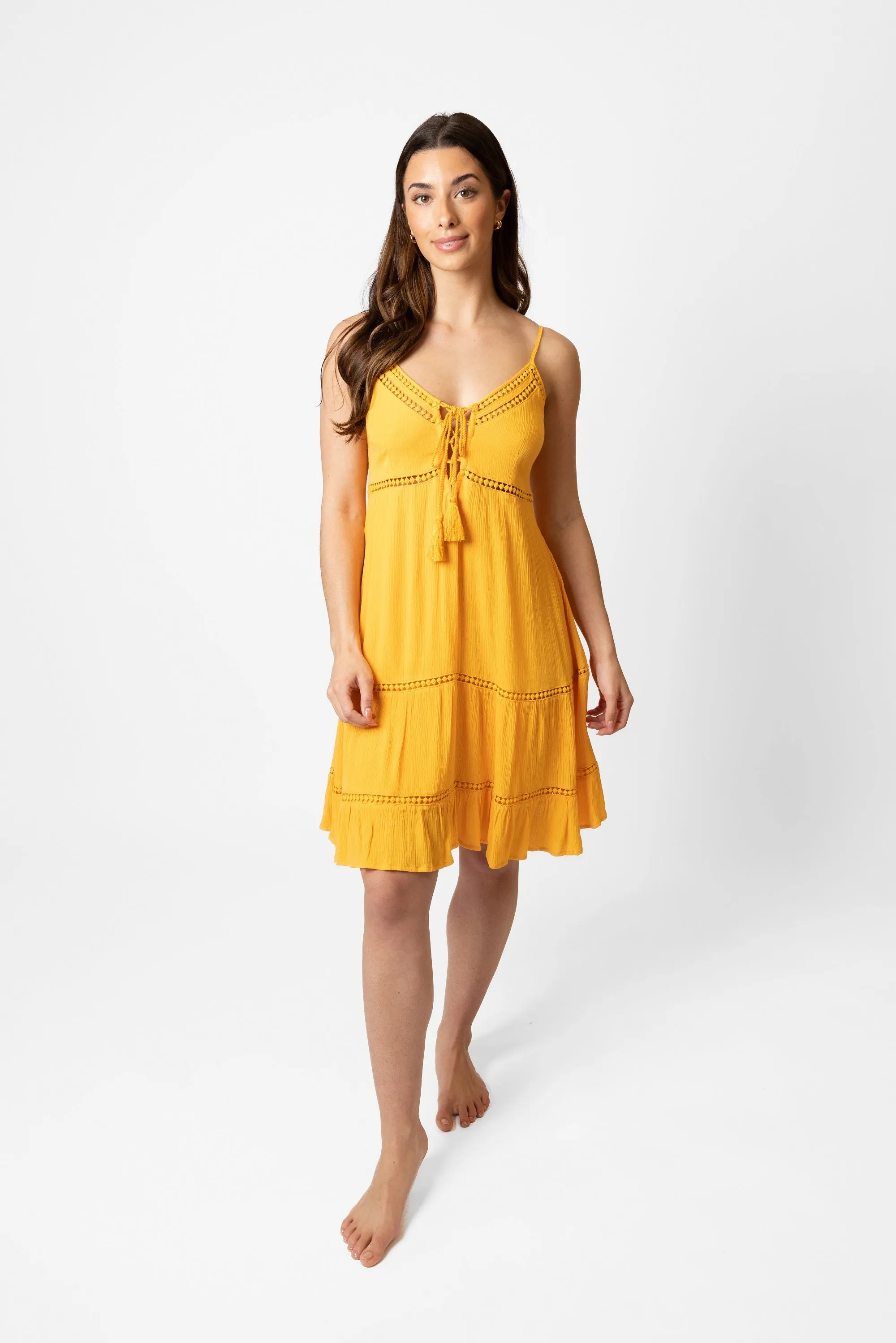 Miami Luxe Strappy Mini Dress