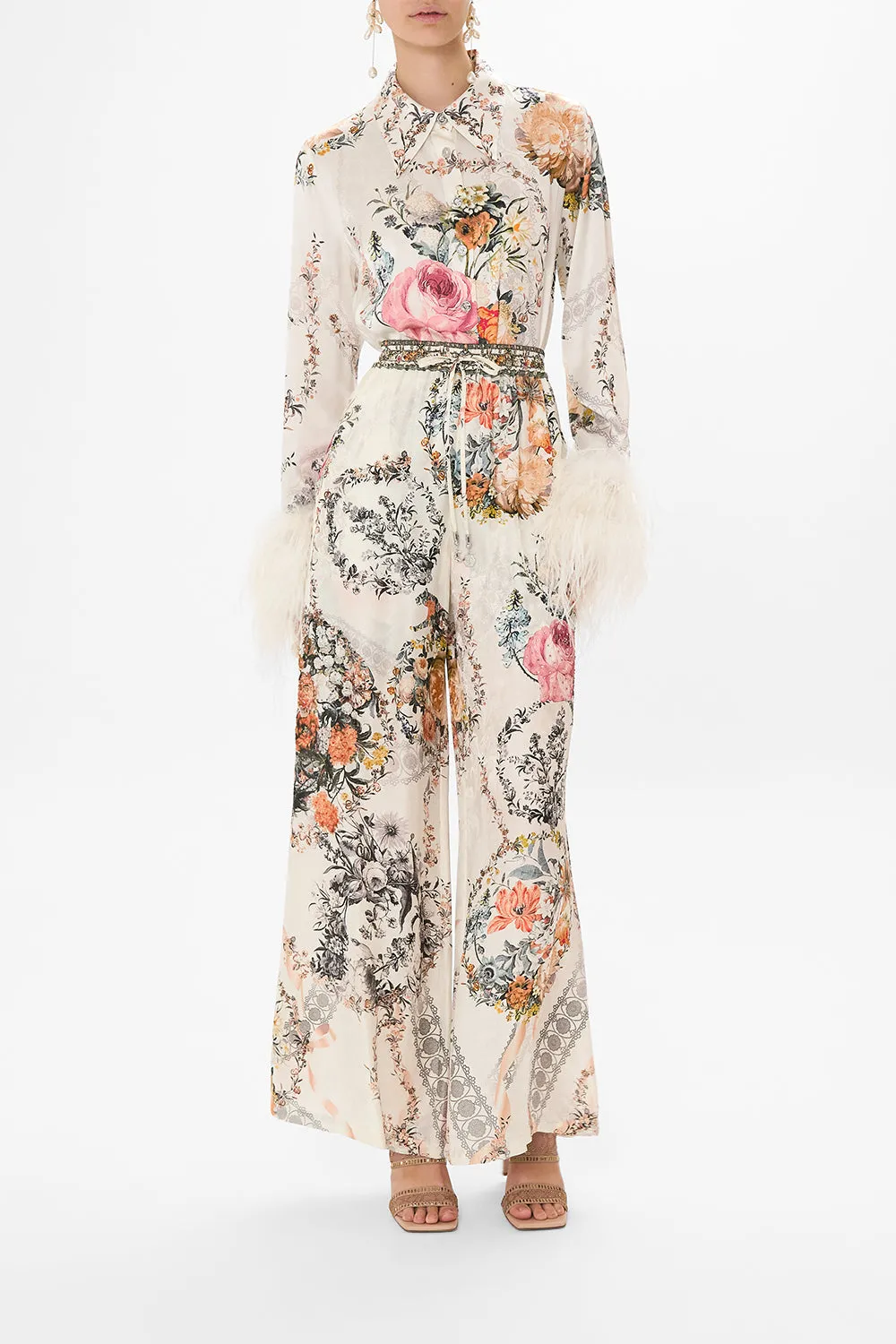 MINI SHIRT DRESS WITH FEATHERS DE HAAR MEMOIRS