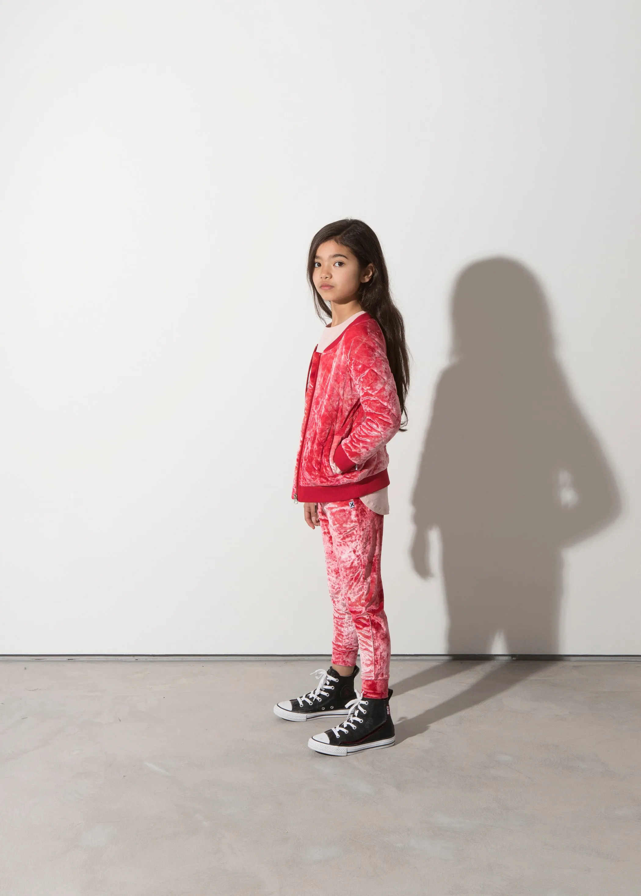 Minti Velvet Trackies - Red Tie Dye