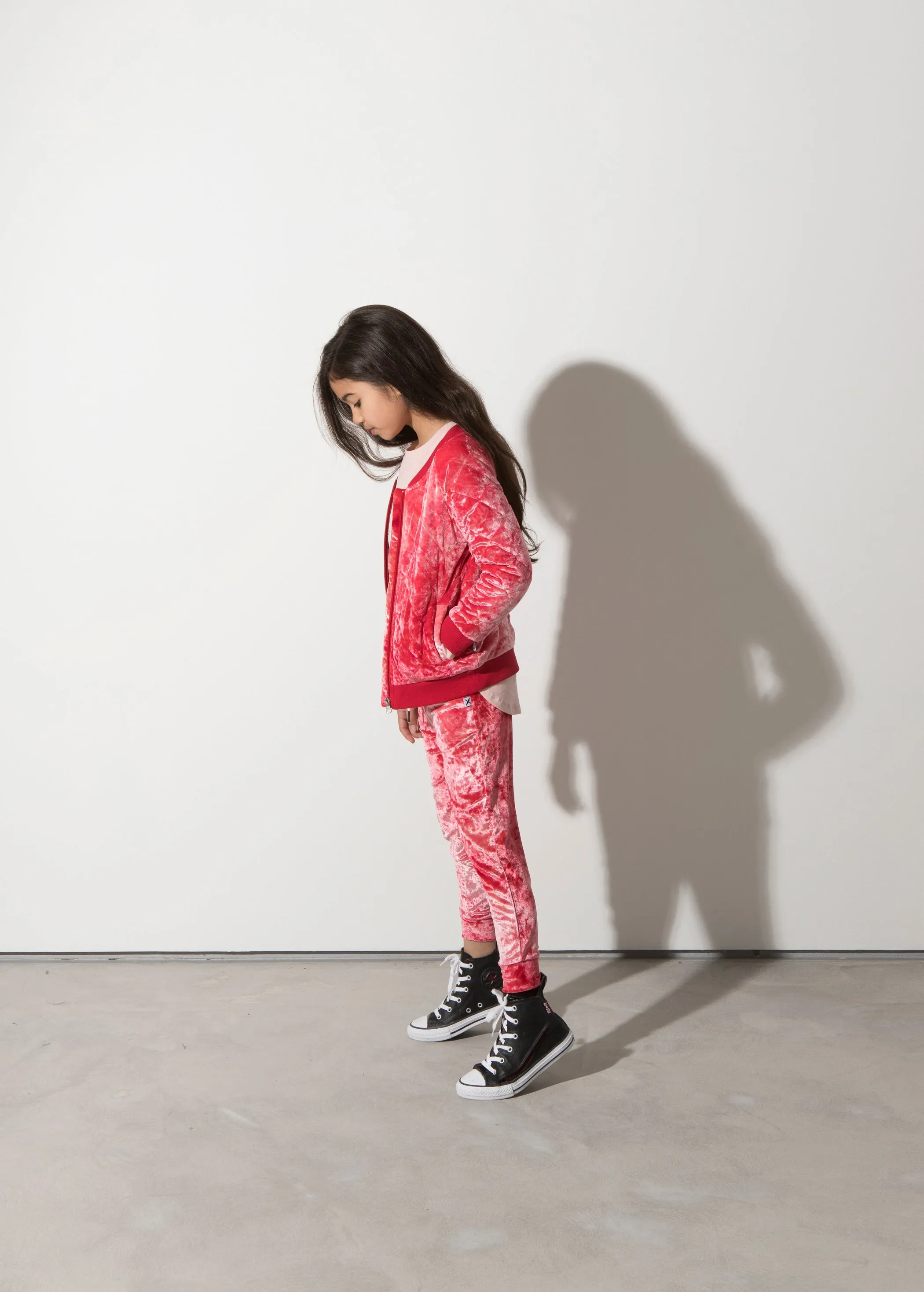 Minti Velvet Trackies - Red Tie Dye