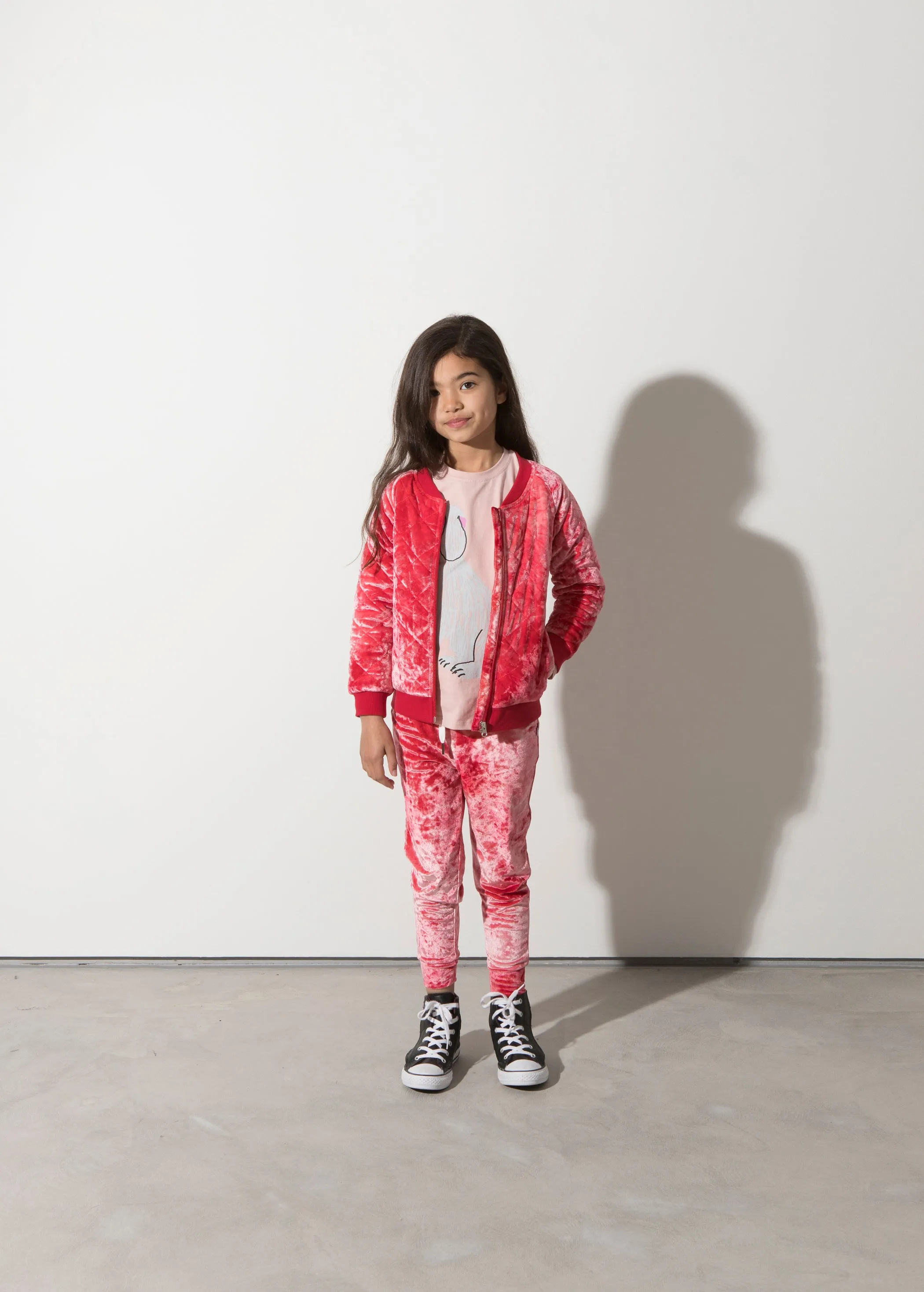 Minti Velvet Trackies - Red Tie Dye