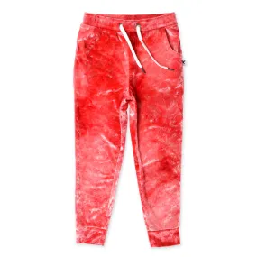 Minti Velvet Trackies - Red Tie Dye