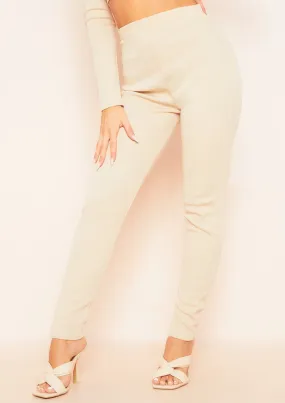 Misha Stone Thick Ribbed High Waisted Leggings
