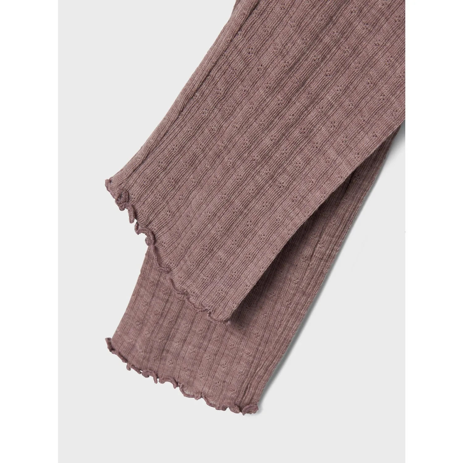 Name It Purple Dove Wossa Wool/Silk Rib Leggings