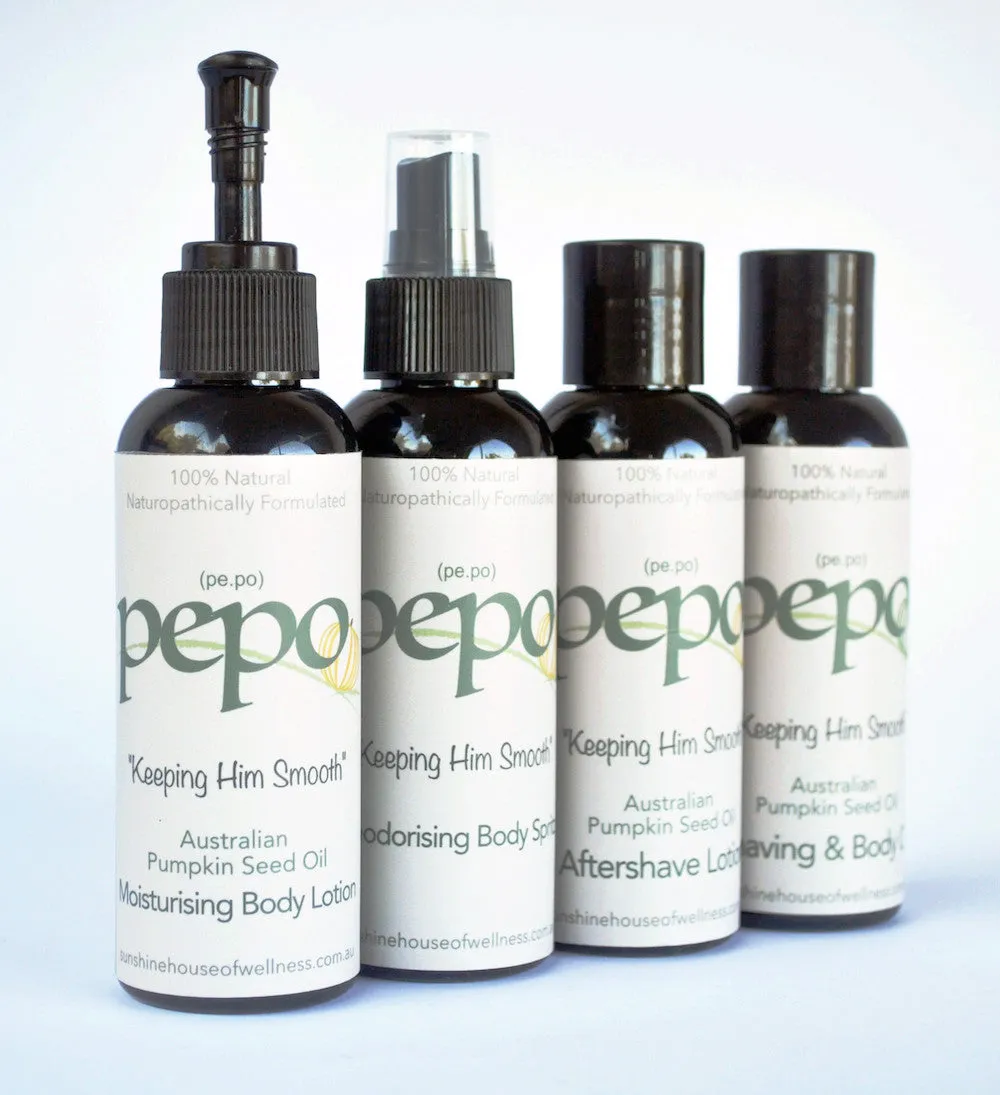 PEPO Skincare "Keeping Him Smooth" Men's Essentials Pack
