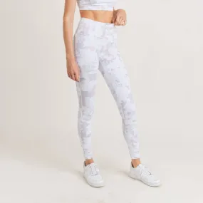 Pink Dawn Camo Print Highwaist Leggings (XS:S:M)