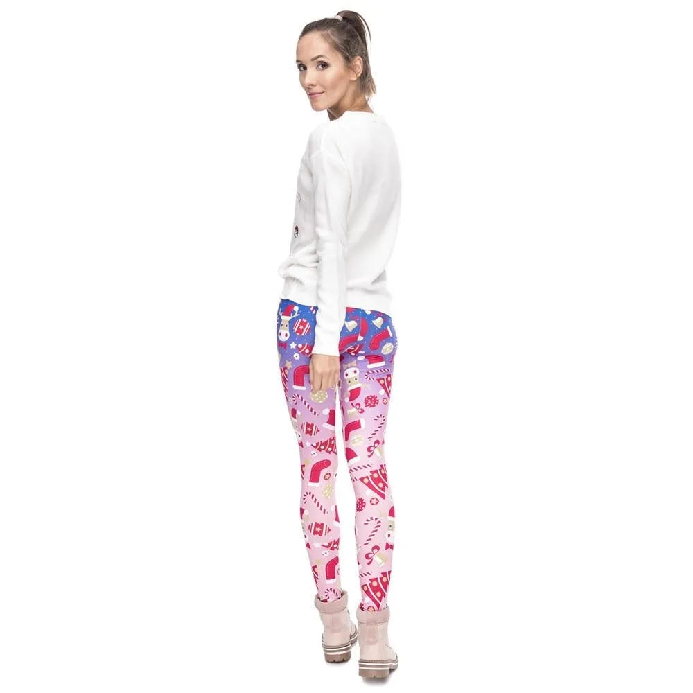 Pink Xmas Leggings