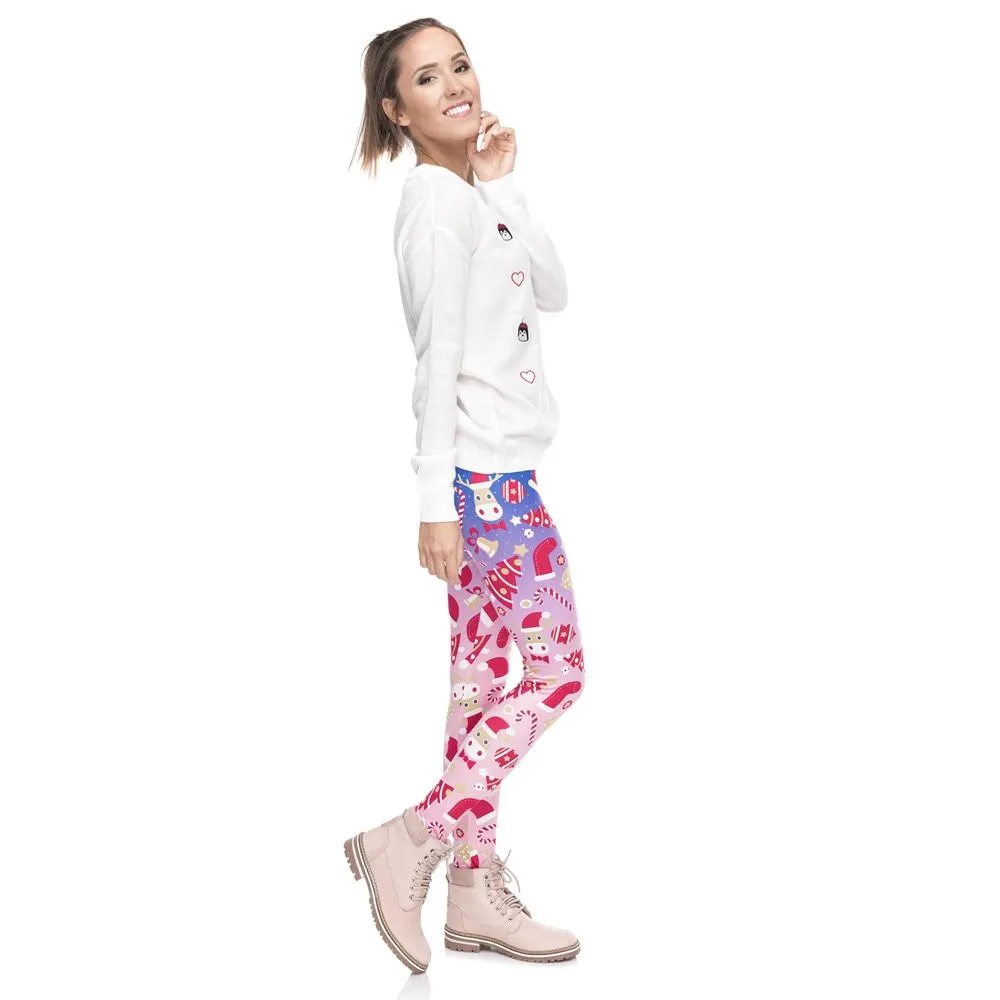 Pink Xmas Leggings