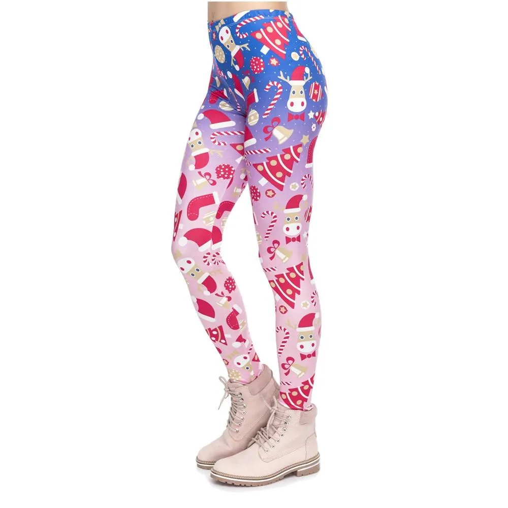 Pink Xmas Leggings