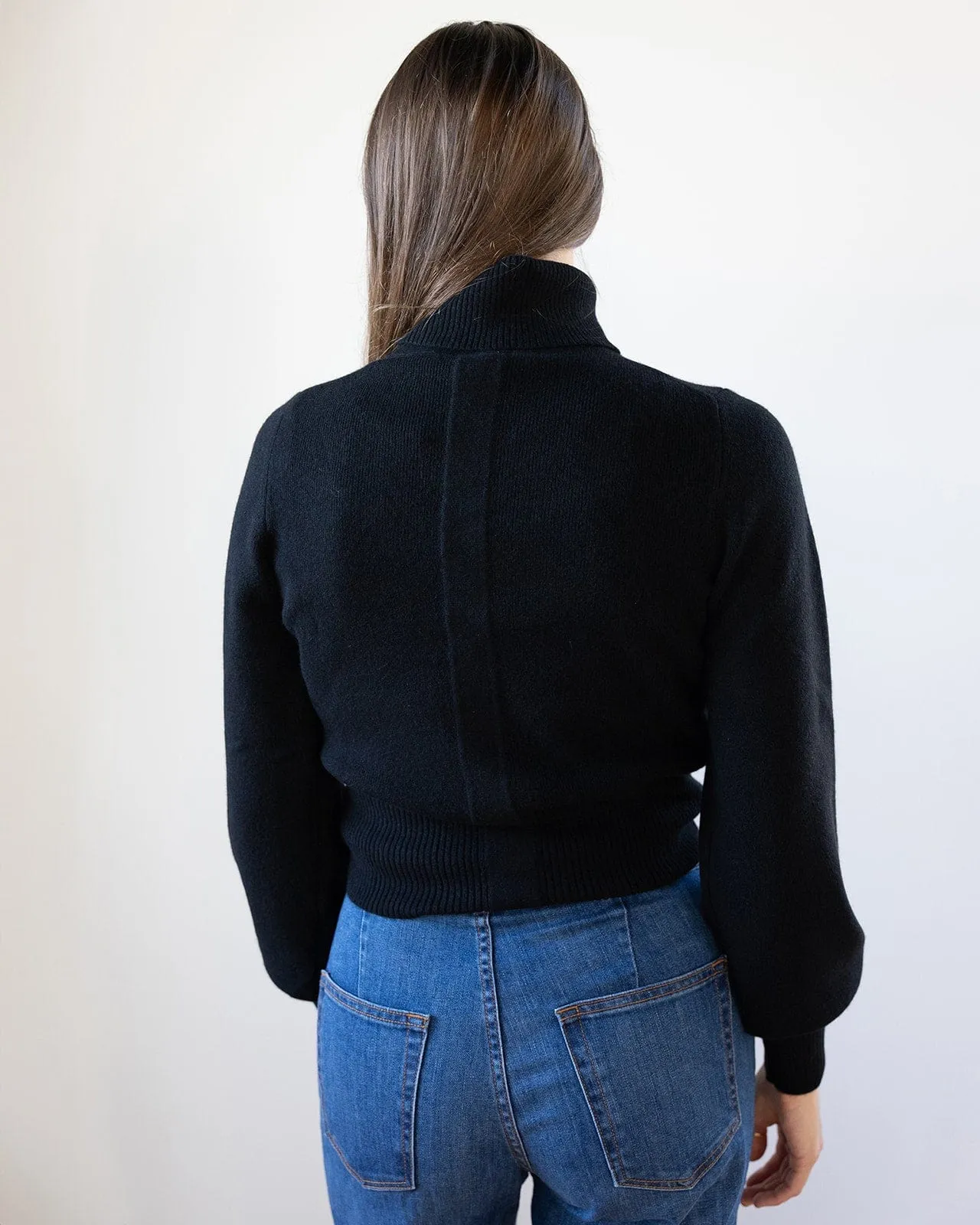 Polly Turtleneck in Black