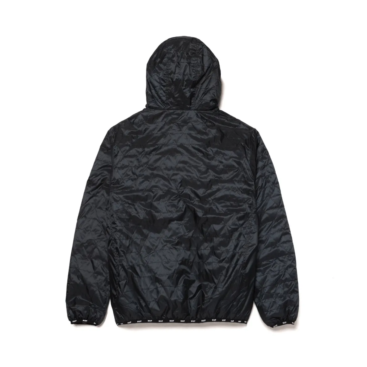 Polygon Quilted Jacket Black