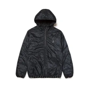 Polygon Quilted Jacket Black