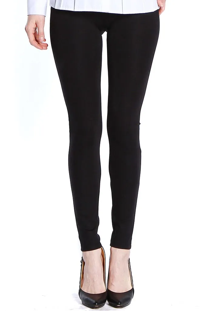 Ponte Leggings - Black