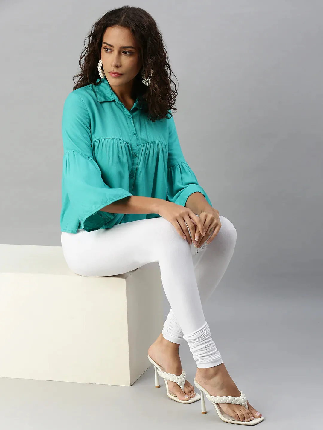 Prisma Churidar Leggings White
