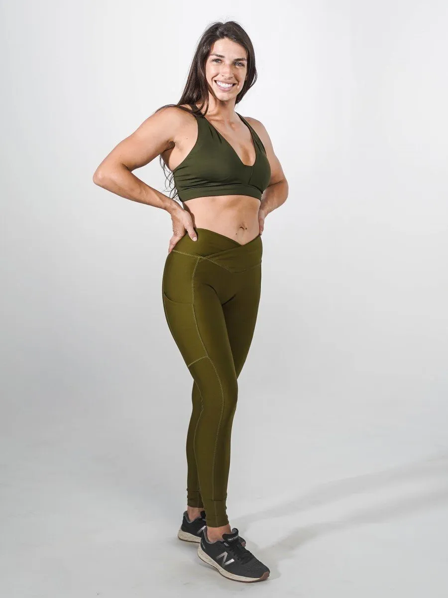 Pristine Pocket Leggings | OLIVE