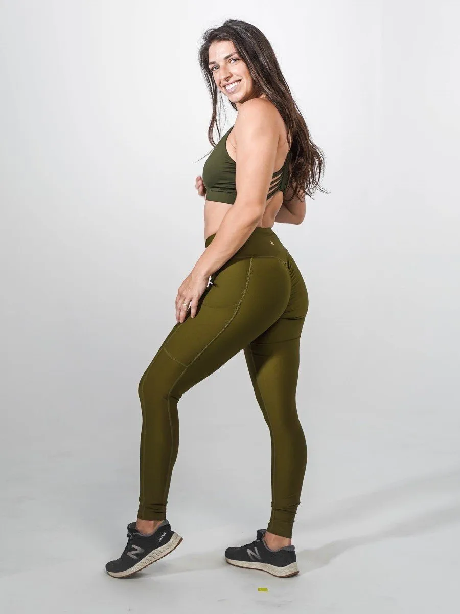 Pristine Pocket Leggings | OLIVE