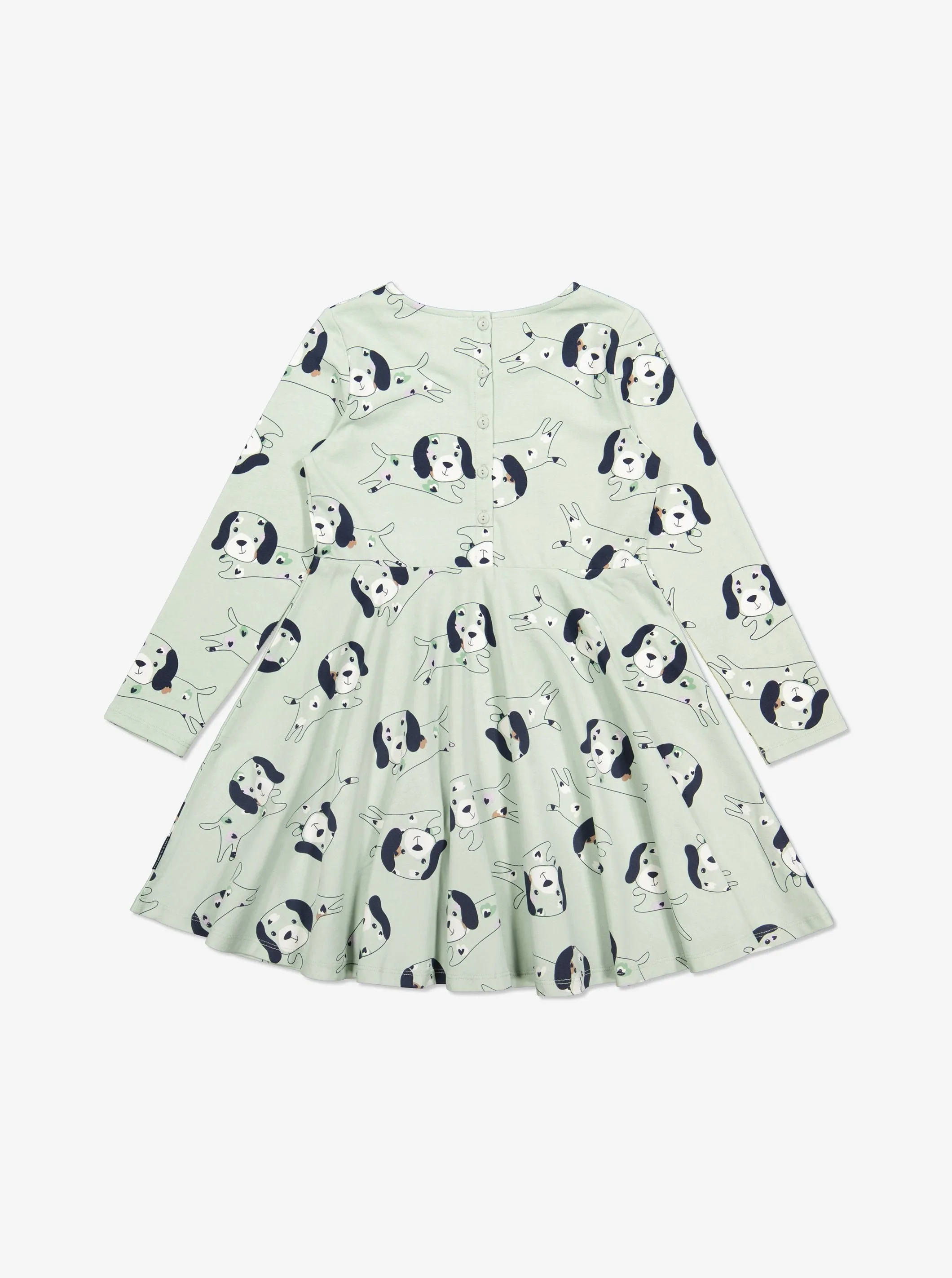 Puppy Print Kids Dress