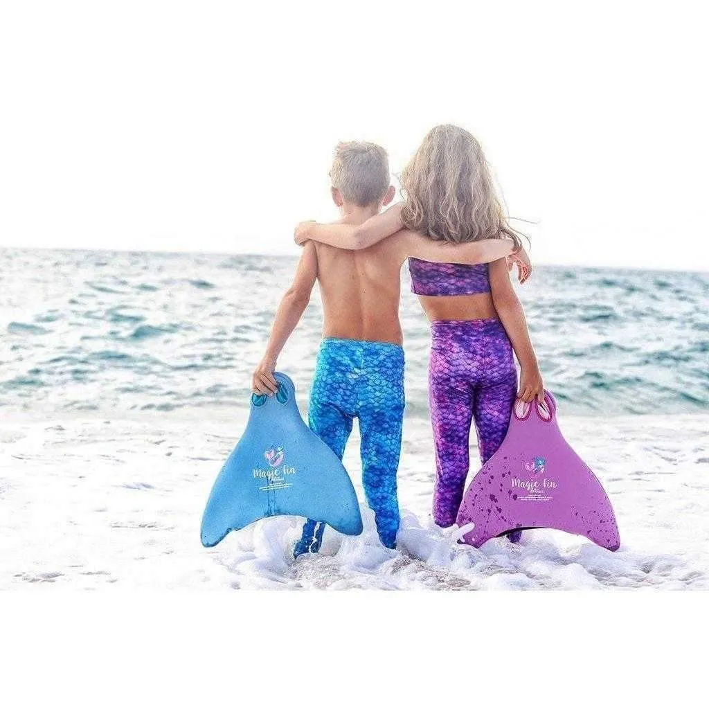 Purple Surf Mermaid Leggings