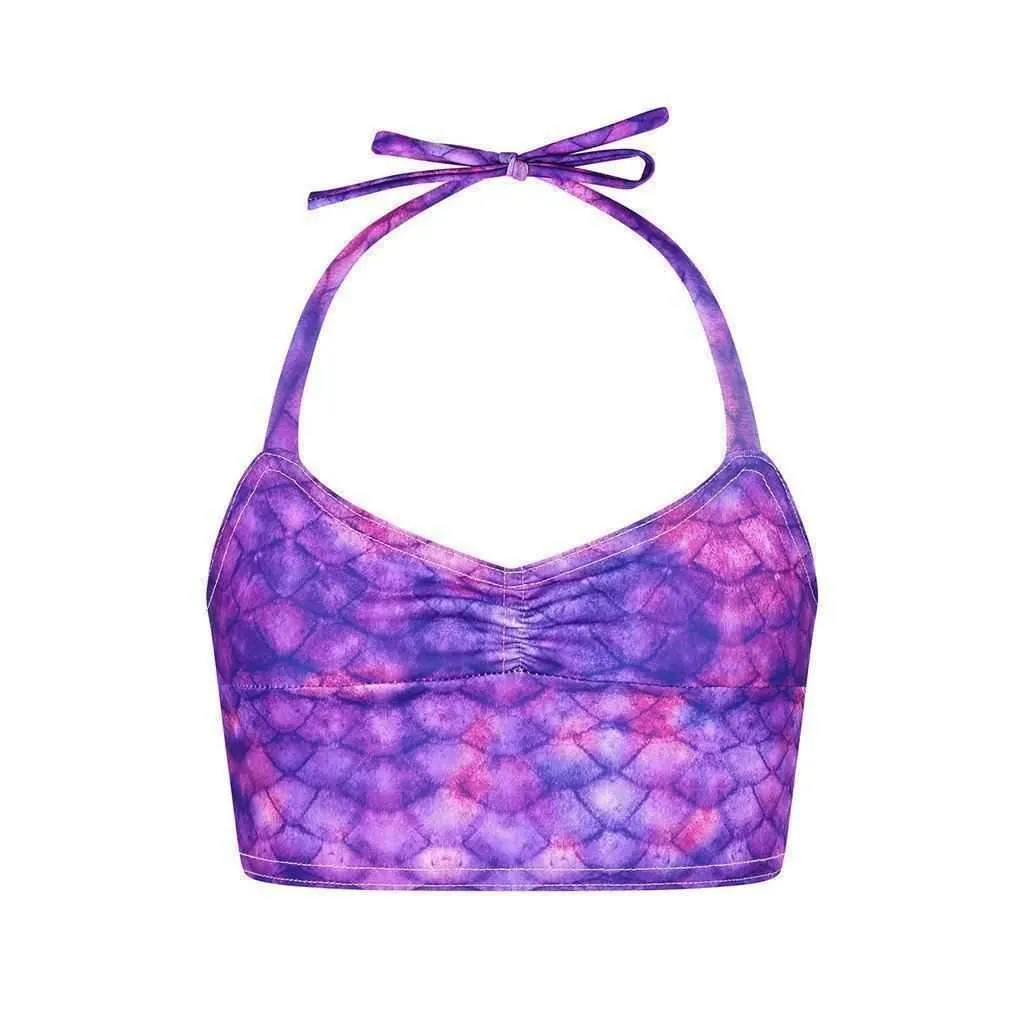 Purple Surf Mermaid Leggings