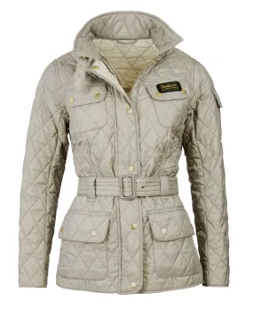 Quilted Jacket - Taupe/Pearl