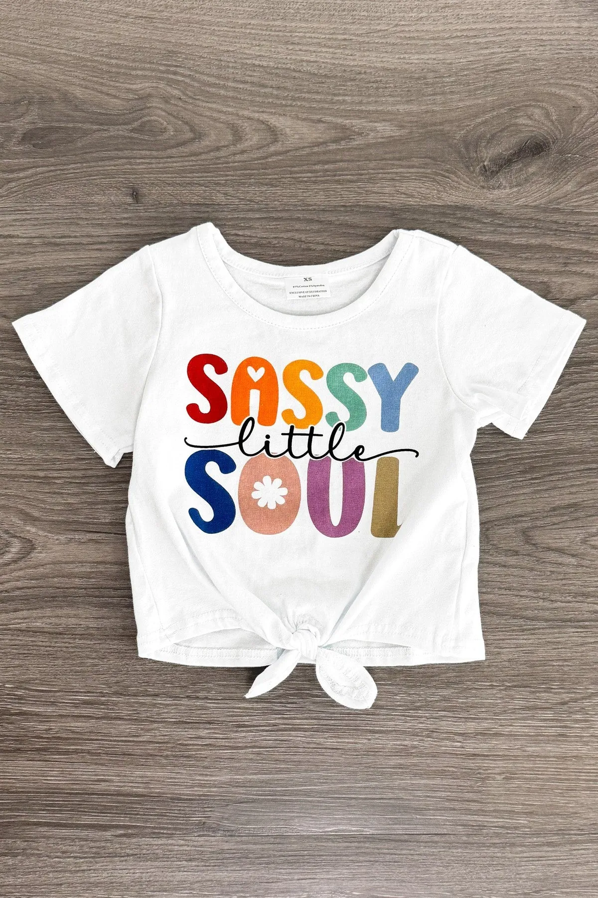 "Sassy Little Soul" Light Blue Legging Set