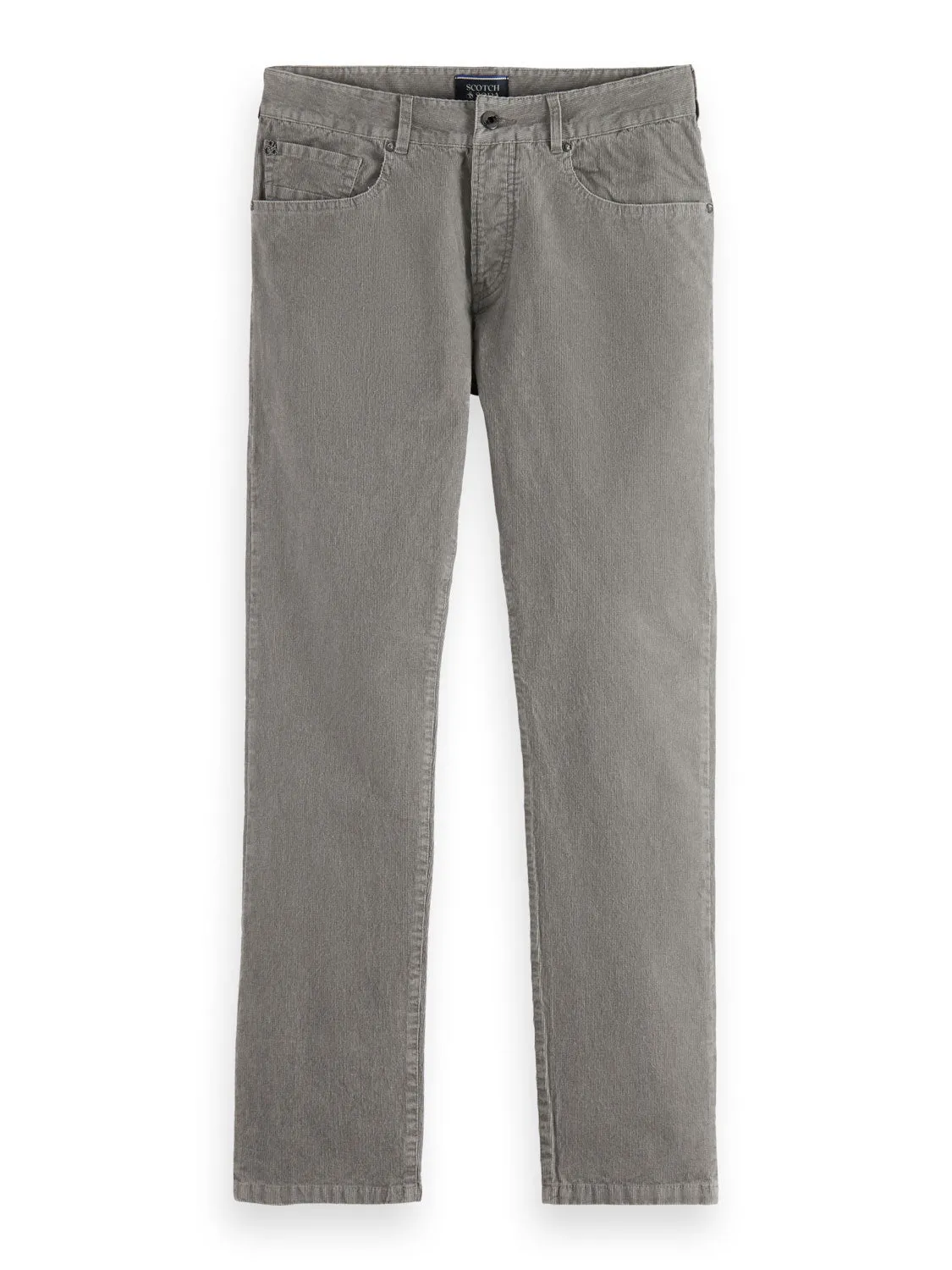 Ralston Regular Slim Fit Corduroy Pants in Seal Grey