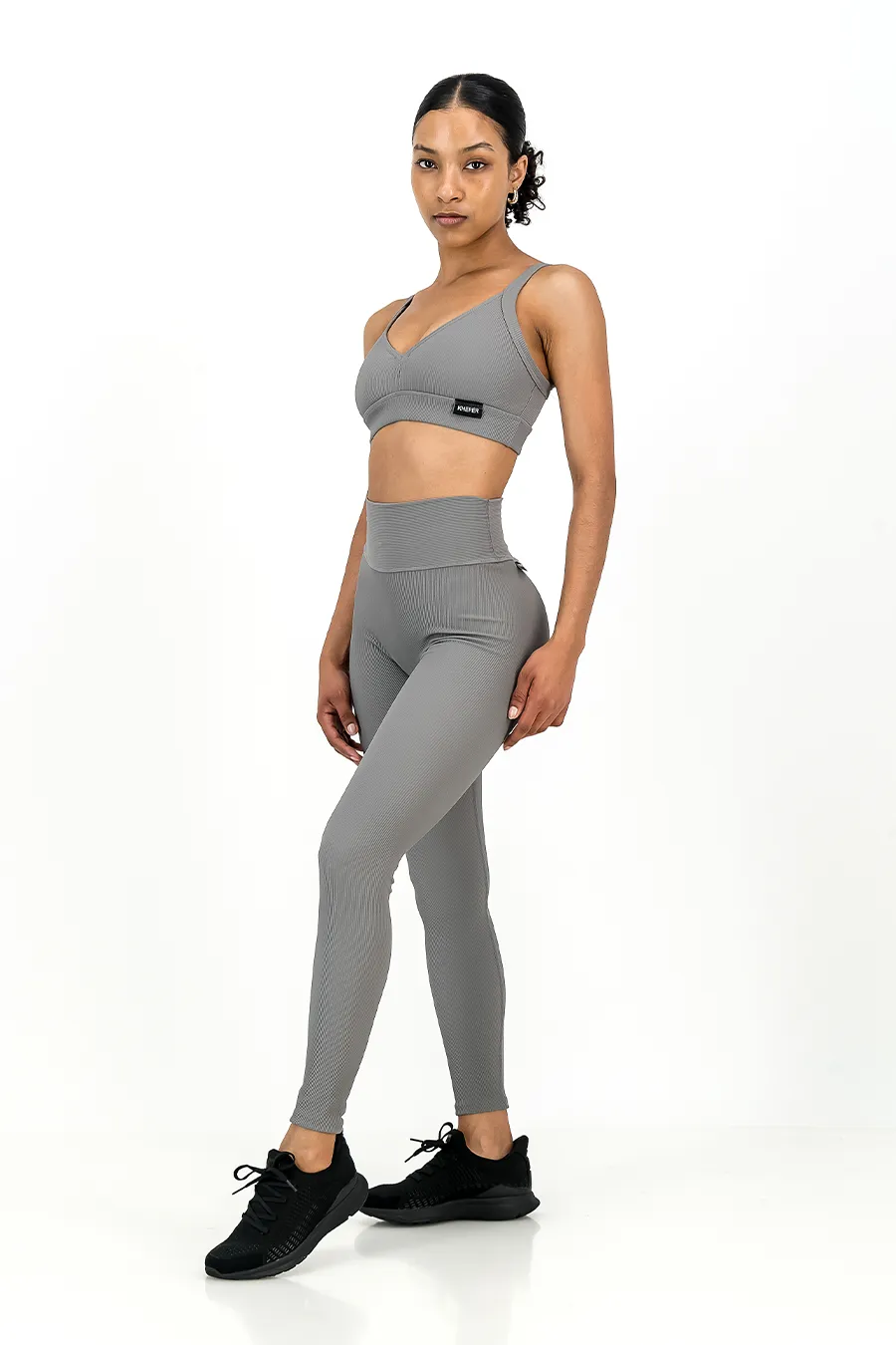 Rib Aspire Leggings | Storm