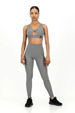 Rib Aspire Leggings | Storm