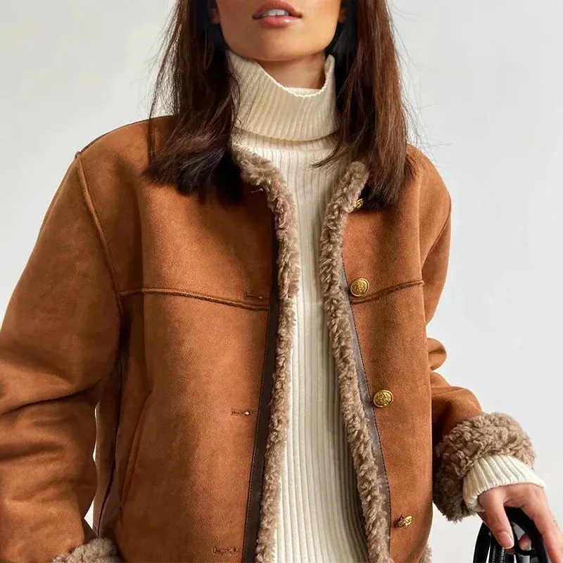 Rosalie | Shearling Fleece Jacket