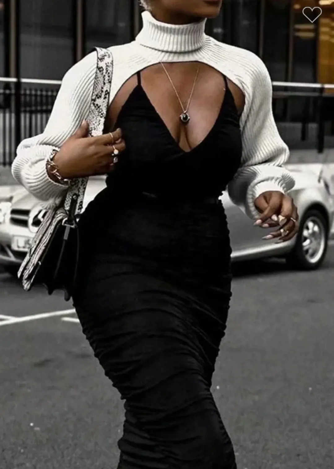 Sasha sexy cut out one piece full sleeve